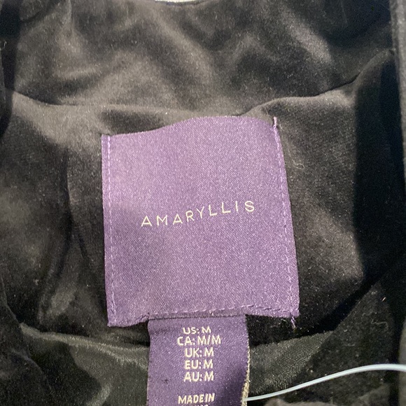 Woman’s velvet peplum jacket. SZ M - Picture 3 of 4